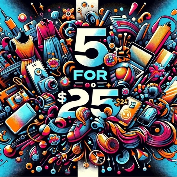 5/$25 sale - Picture 1 of 1